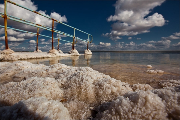 Самое соленое озеро в России